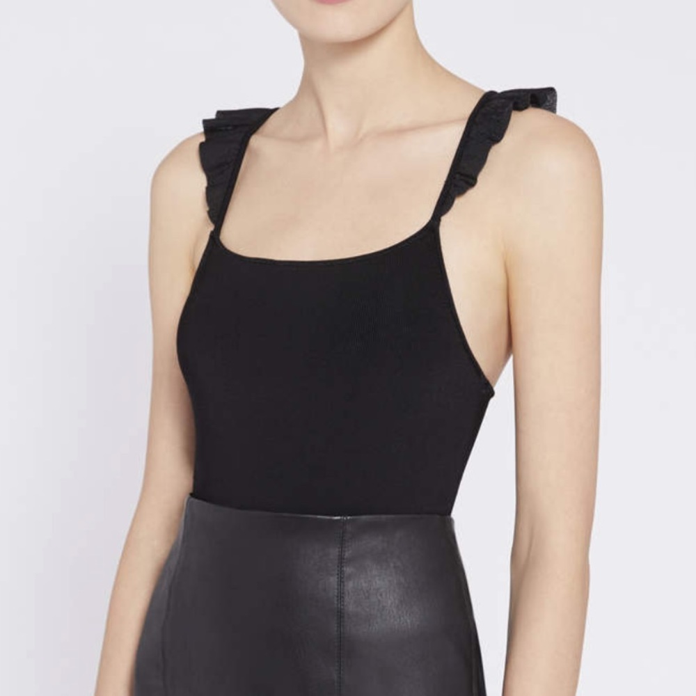 Marg Ruffle Strap Top
